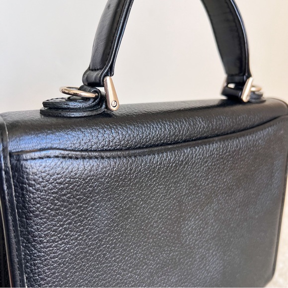 Burberry Leather Satchel Top handle Two Way Bag - Picture 7 of 16